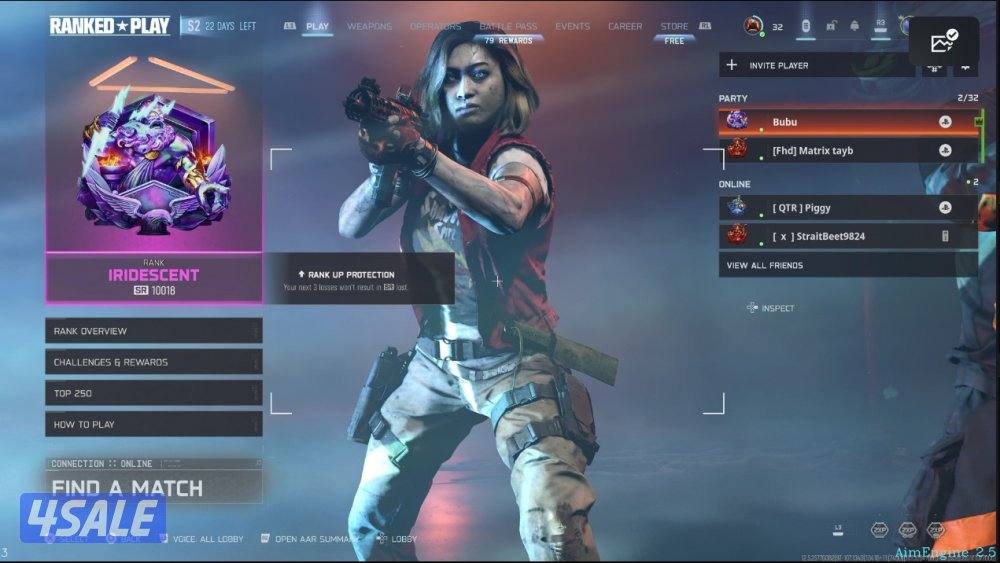 حساب بلاك اوبس ٧ اريدسنت Black ops 7 Iridescent0