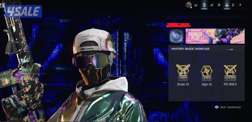 حساب بلاك اوبس ٧ اريدسنت Black ops 7 Iridescent2