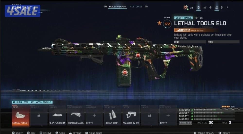 حساب بلاك اوبس ٧ اريدسنت Black ops 7 Iridescent1