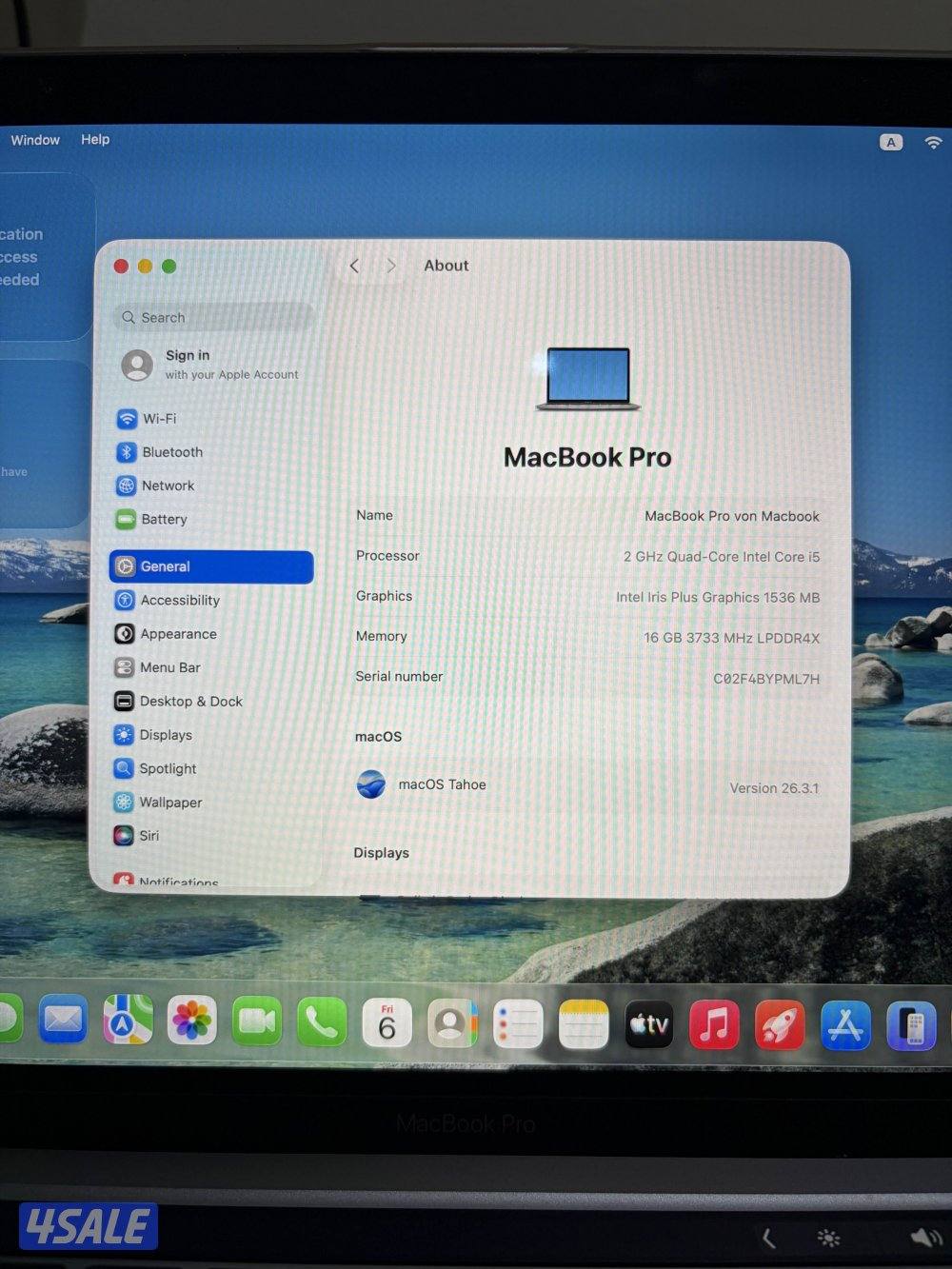 ماك بوك برو 2020 - جهاز قوي حق البرمجة والتصميم والمونتاج3