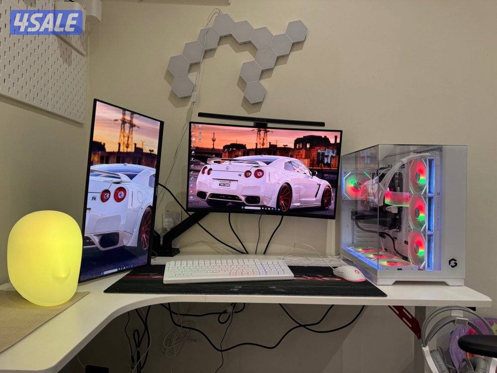 بي سي كرت شاشة ٥٠٦٠ (٨)قيقا رام معا مبرد مائي وشاشتين وماوس وكيبورد0