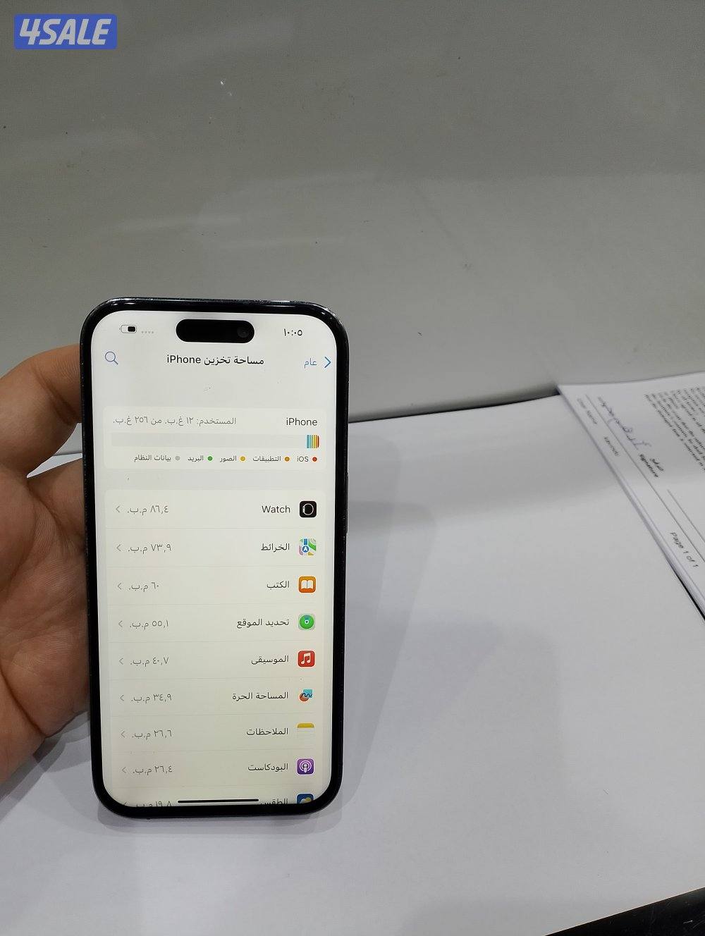 ايفون 14 برو 256  زيرو ضريبه مصر7