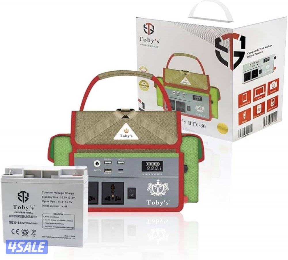 🟢 للبيع بطارية  تشغل اجهزة كهربائيةوشحن الهواتف0