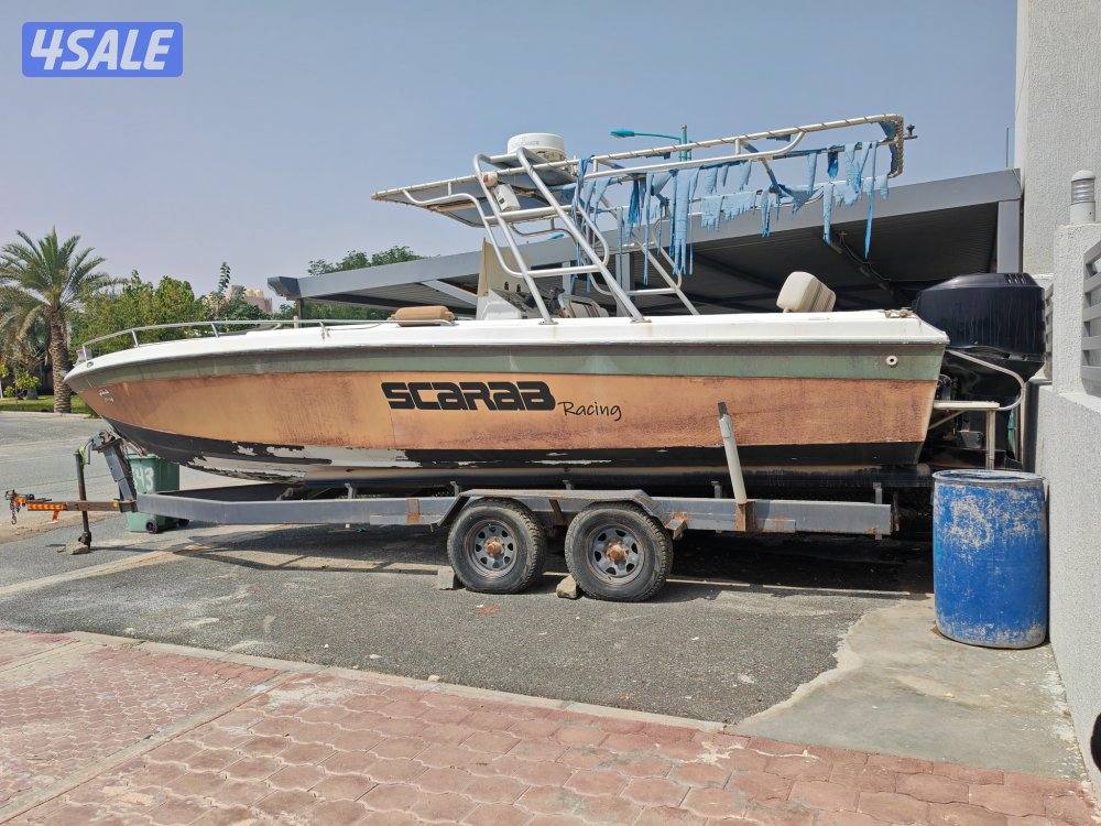 للبيع طراد سكراب 31 قدم امريكي موديل 19850