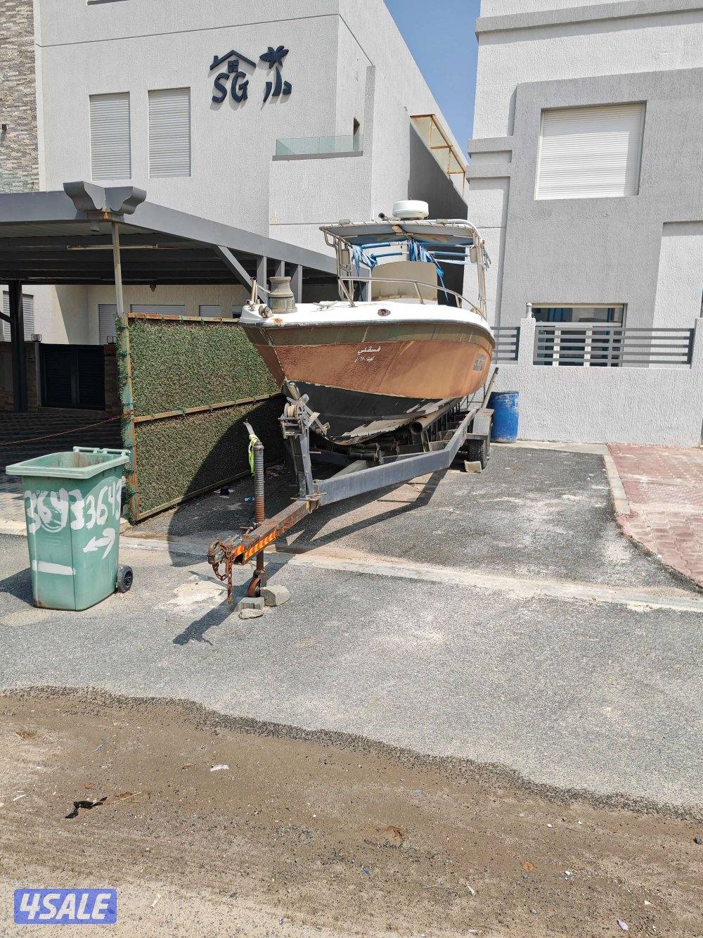 للبيع طراد سكراب 31 قدم امريكي موديل 19852