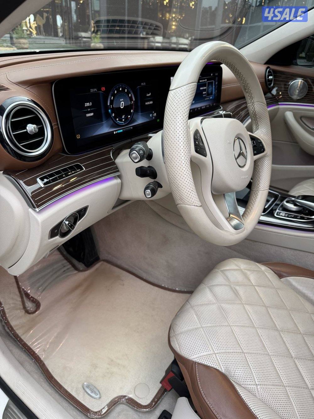 مرسيدس E300 موديل 2017 ممشى 100 الف صبغ الوكالة مواصفات خاصة9
