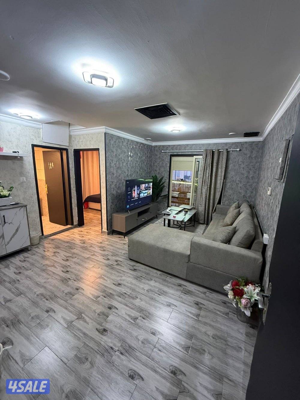 شقه للايجار خلو غرفة وصالة ومطبخ وحمام تشطيب سوبر لوكس4