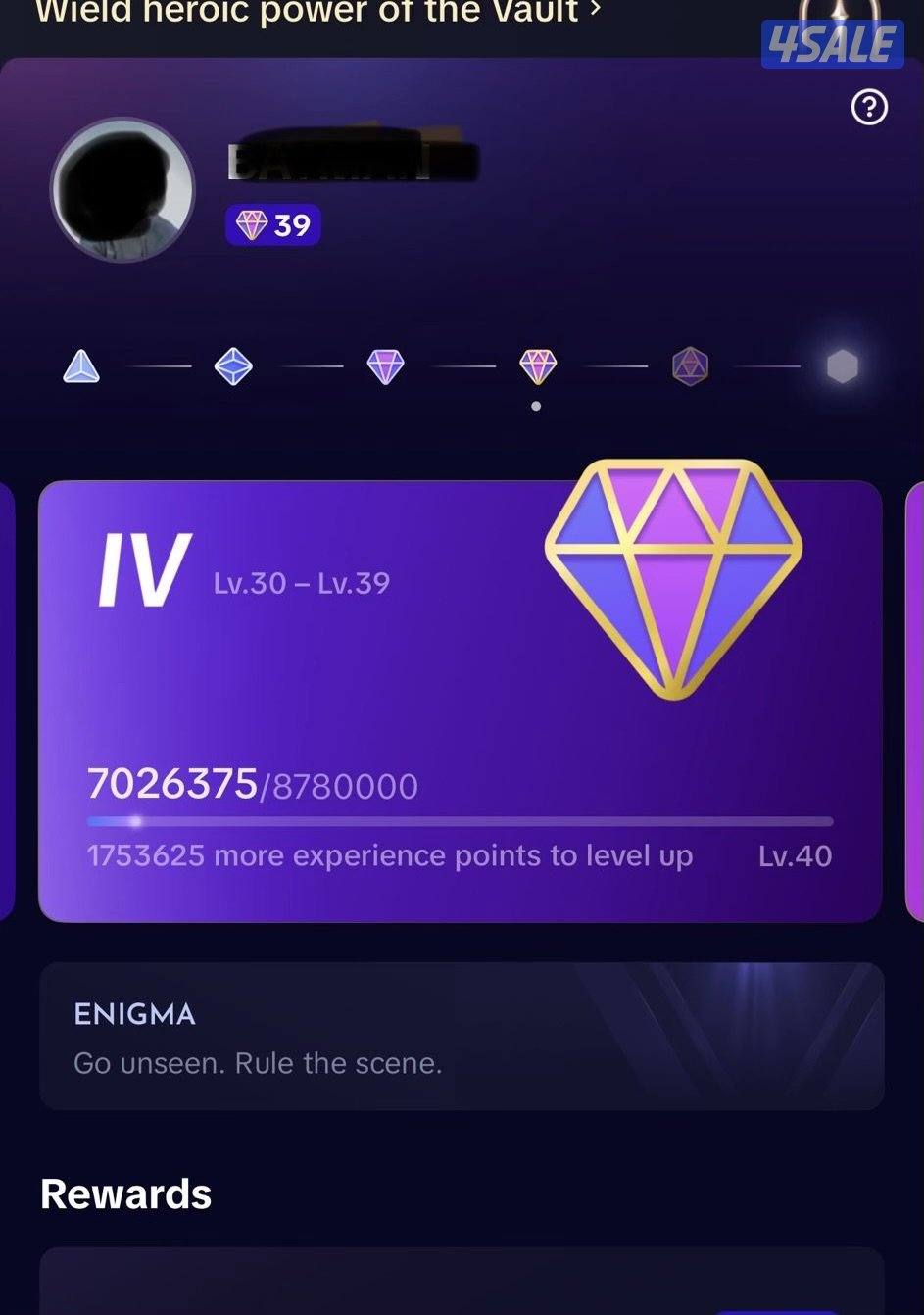 حساب تيك توك لفل 390