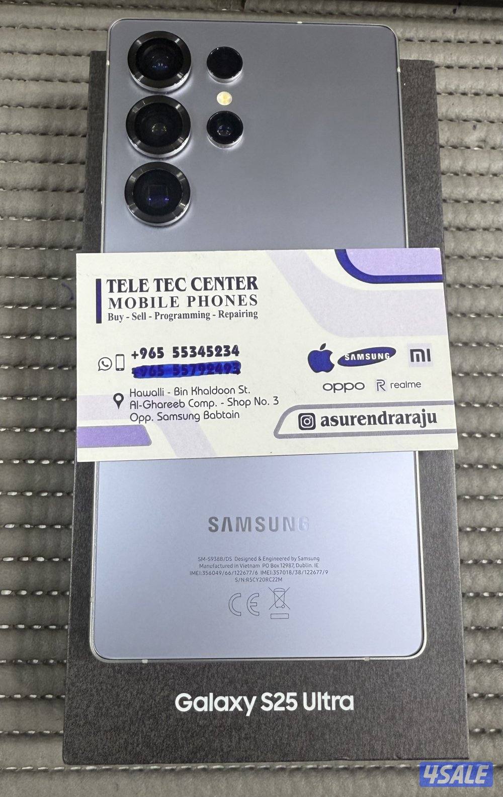 Samsung Galaxy S25Ultra 512GB Silver Blue Used.1