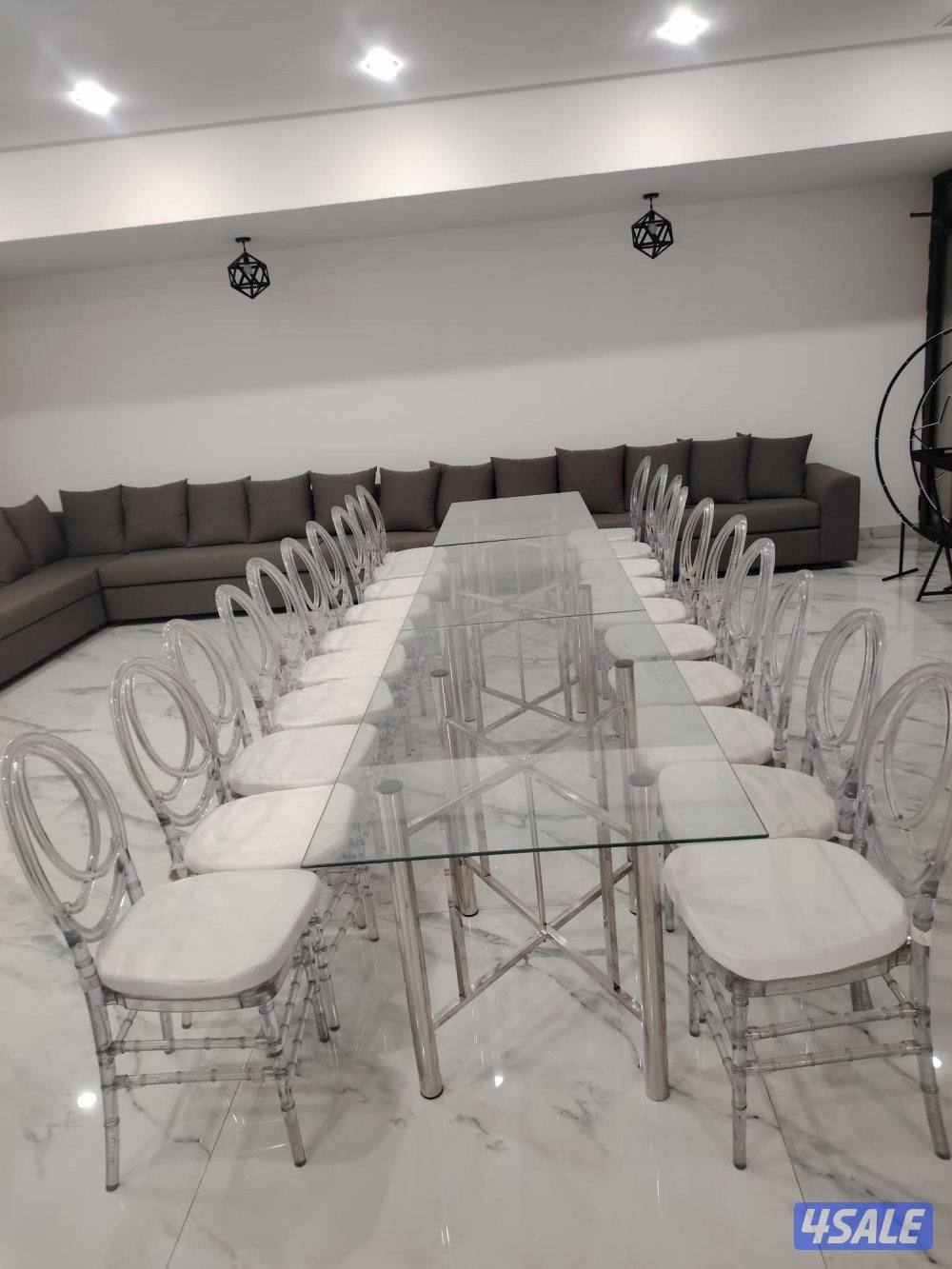 تأجير كراسي وطاولات غنفات مكيفات زينه ضيافة رجال و نساء تسكير افوايت0