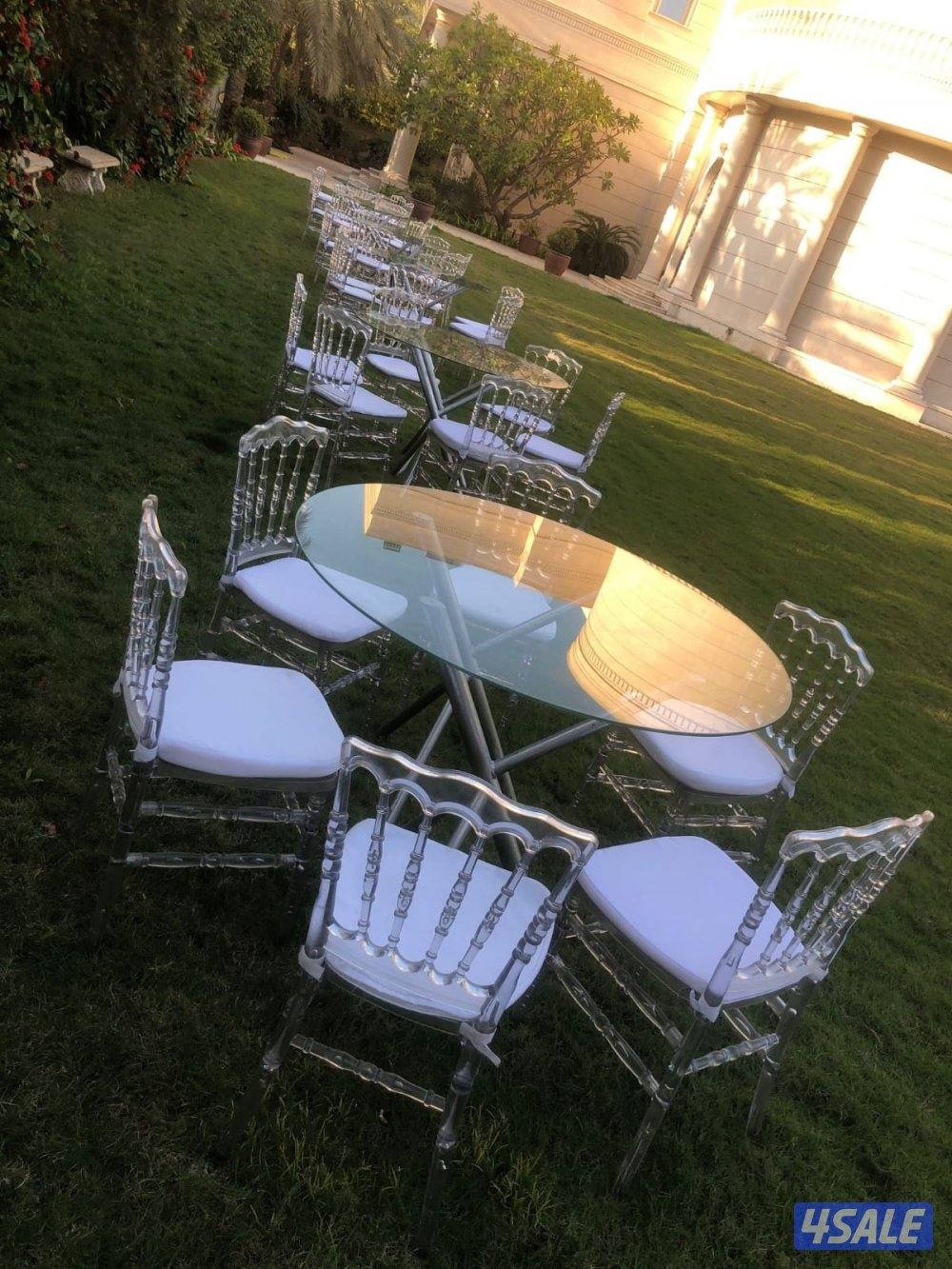 تأجير كراسي وطاولات غنفات مكيفات زينه ضيافة رجال و نساء تسكير افوايت3