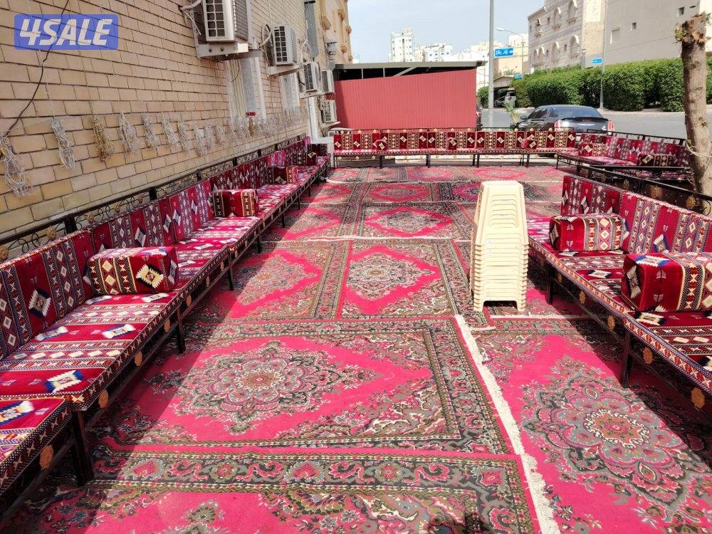 تأجير كراسي وطاولات غنفات مكيفات زينه ضيافة رجال و نساء تسكير افوايت6