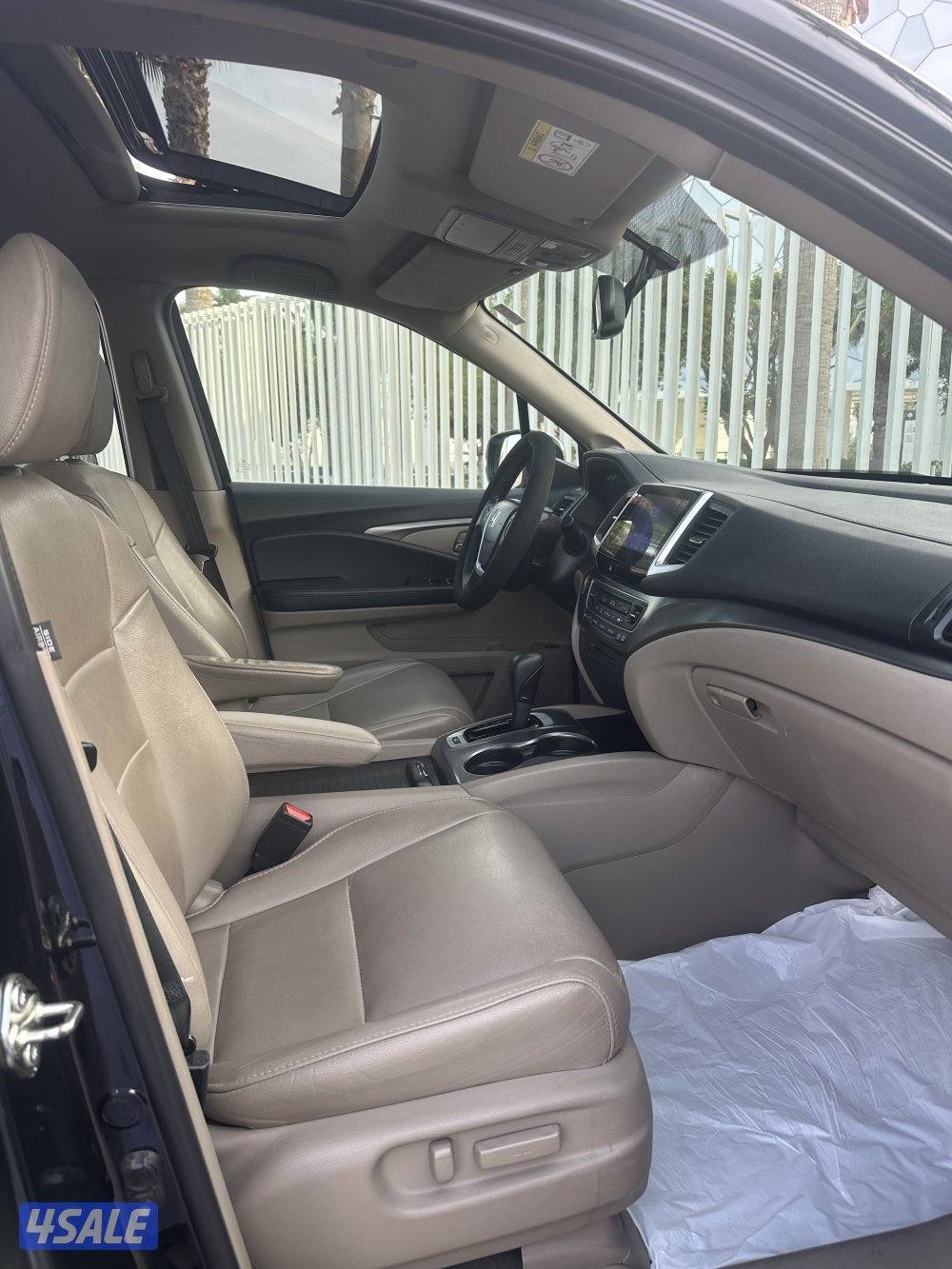 هوندا بايلوت 2018 فتحة .. شاشة كاميرات جلد10