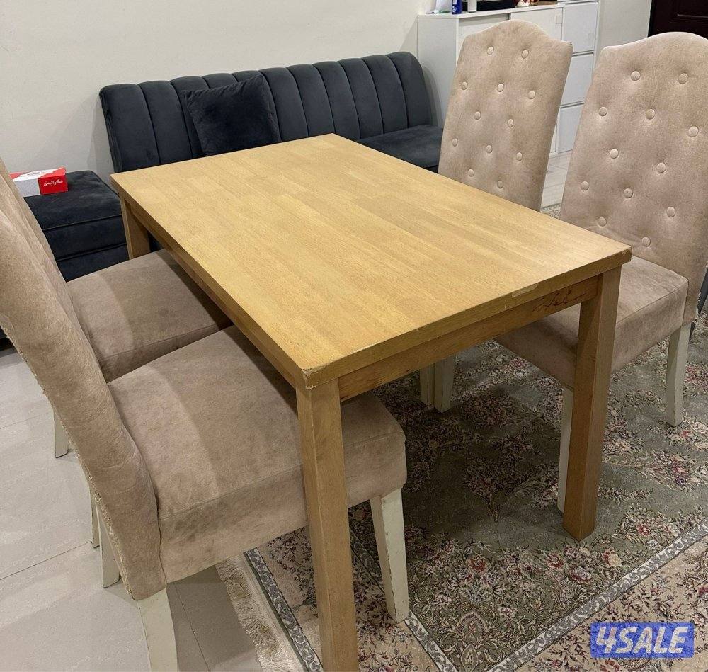 Dining table and chairs1