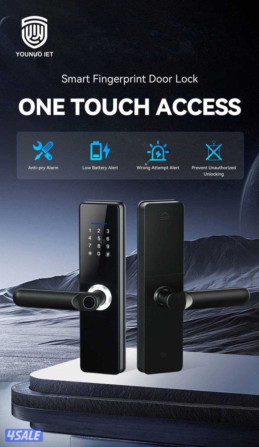 Smart lock for all types of doors with 1 yr warranty7