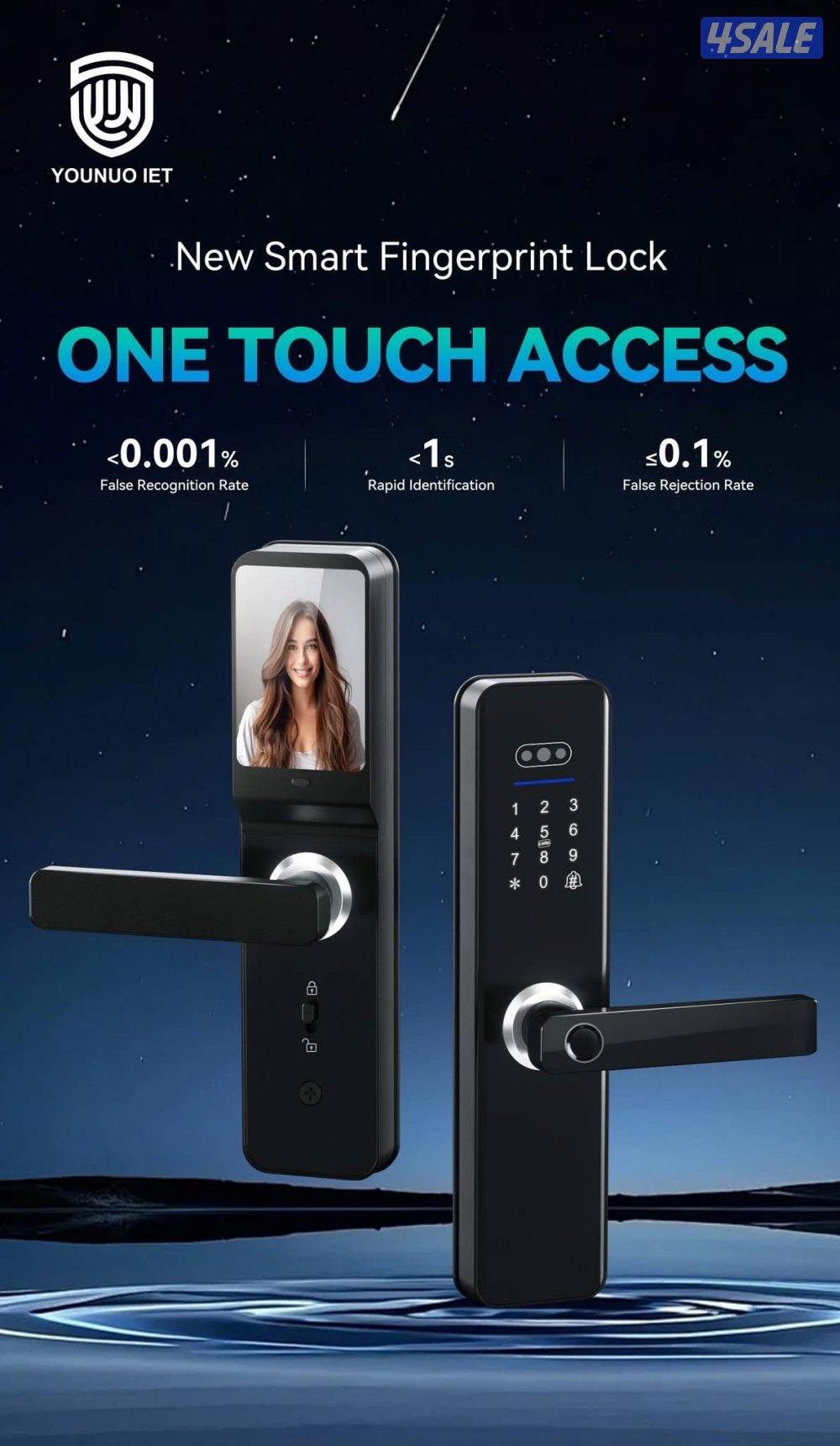 Smart lock for all types of doors with 1 yr warranty8