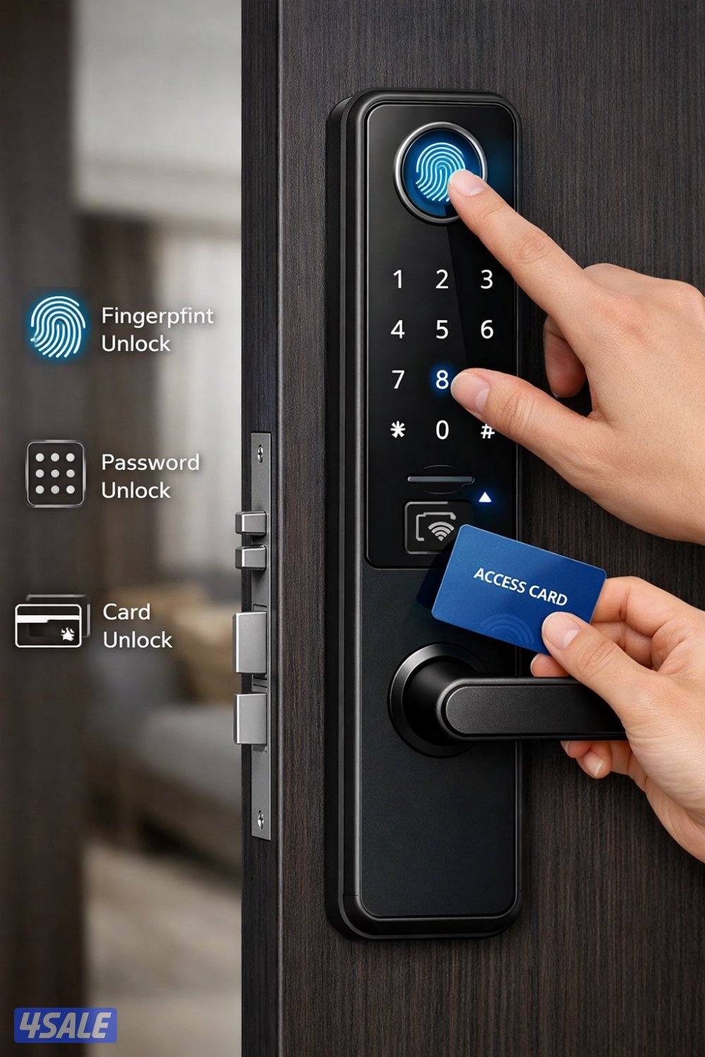 Smart lock for all types of doors with 1 yr warranty13