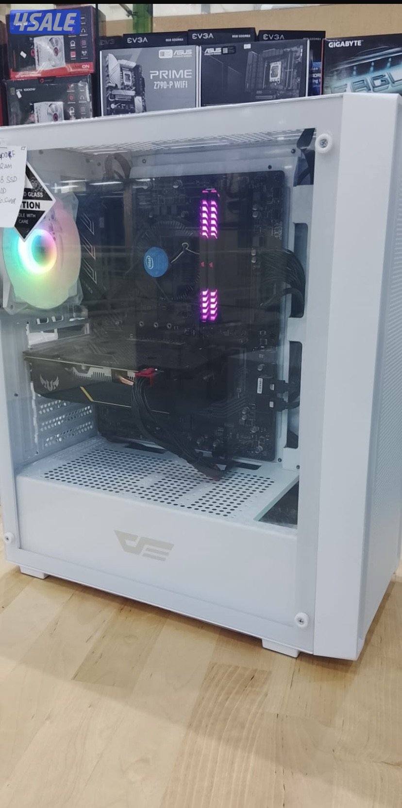 Pc مواصفاته 1660supar 16 ram معالجi5 9400F 256GB SSD 1TB HDD2