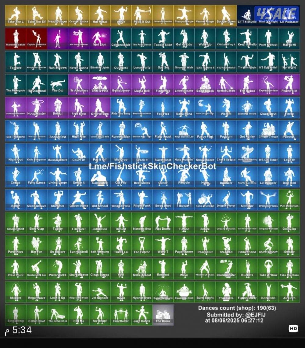 للبيع حساب فورت نايت2