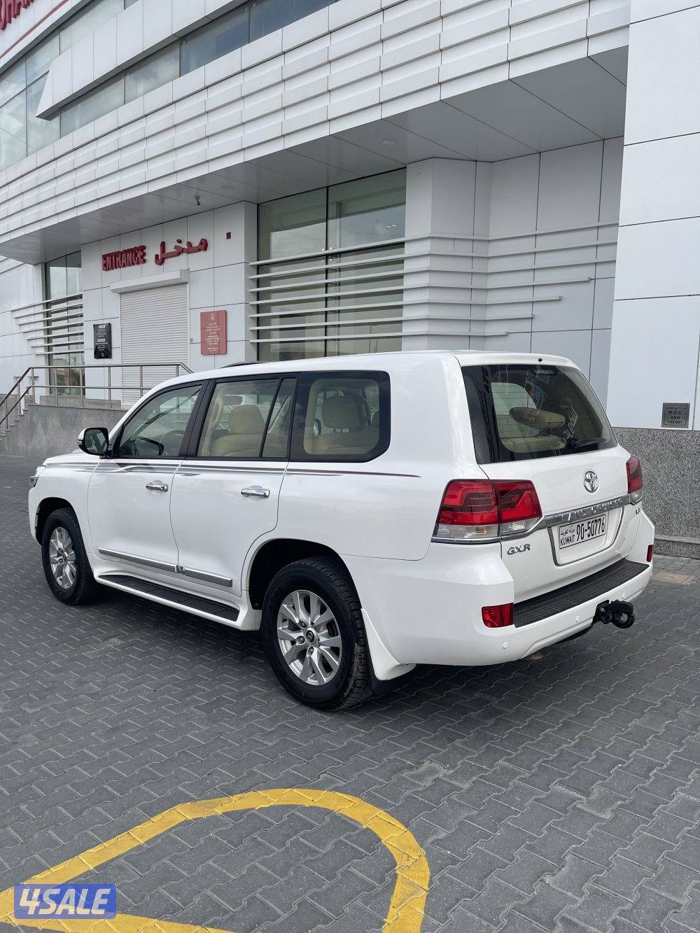 لاند كروز GXR وارد قطر فحص جير مكينه شاصي البدي قطعه3