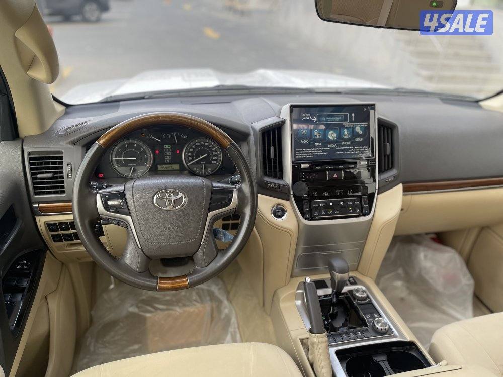 لاند كروز GXR وارد قطر فحص جير مكينه شاصي البدي قطعه9