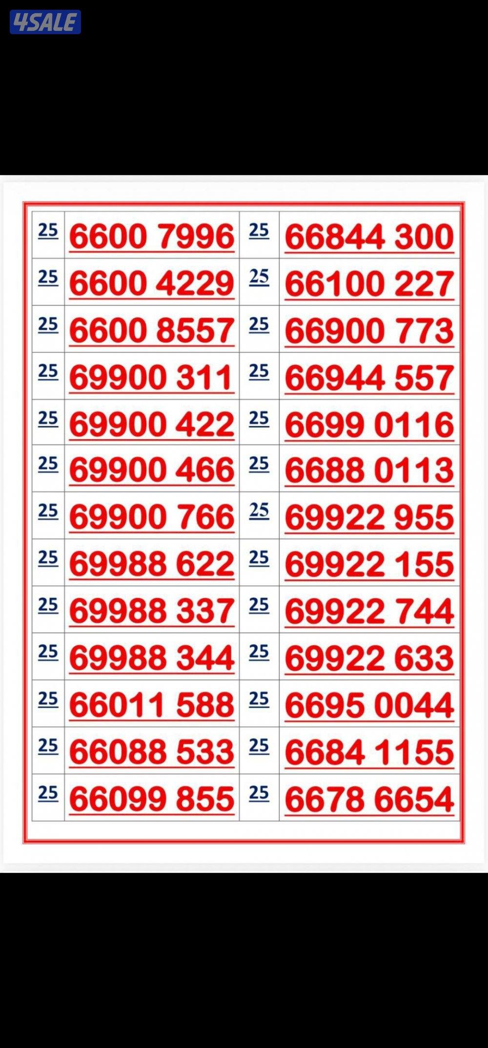 ارقامزمميزه8