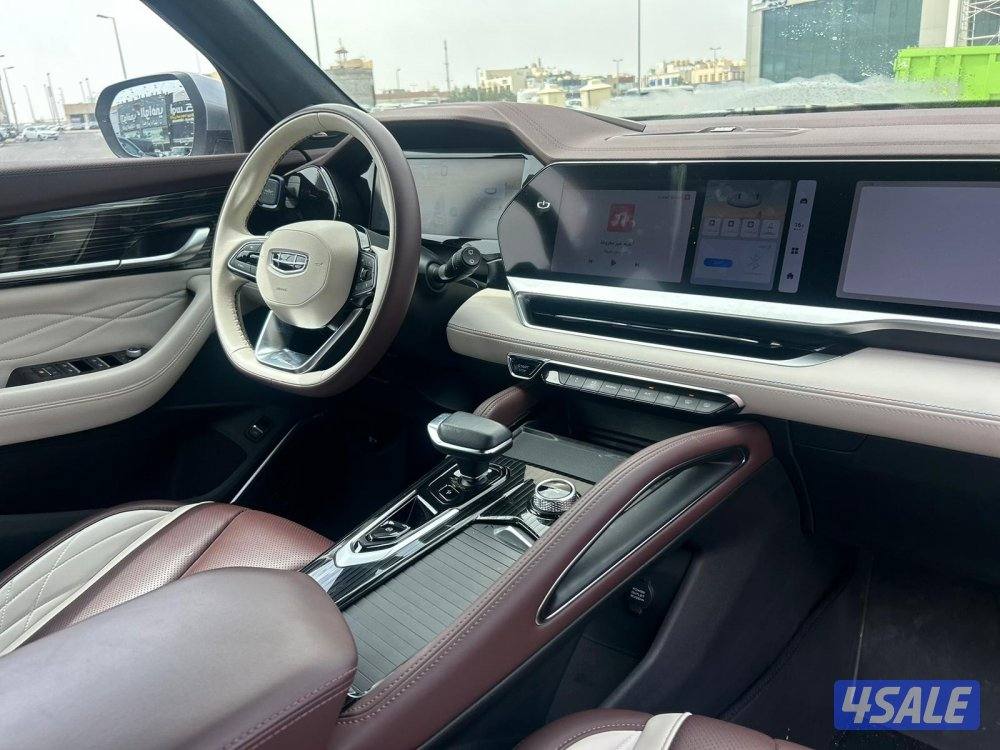 جيلى MONJARO موديل 2023 ماشى 66.000 k.m  وارد الكويت.صبغ وكالة  شاشة .6