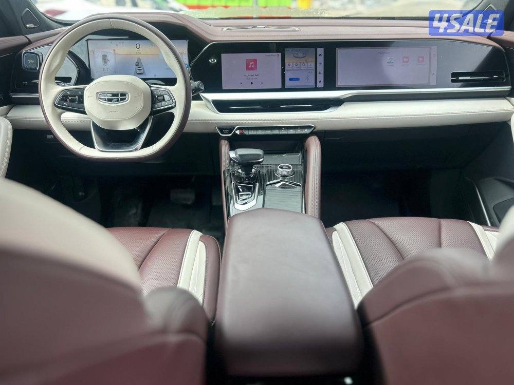 جيلى MONJARO موديل 2023 ماشى 66.000 k.m  وارد الكويت.صبغ وكالة  شاشة .7