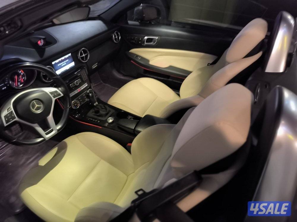 للبيع slk حجم 200 موديل 2013 ماشي 83 الف بحاله ممتازه جدا  3 قطع صبغ4