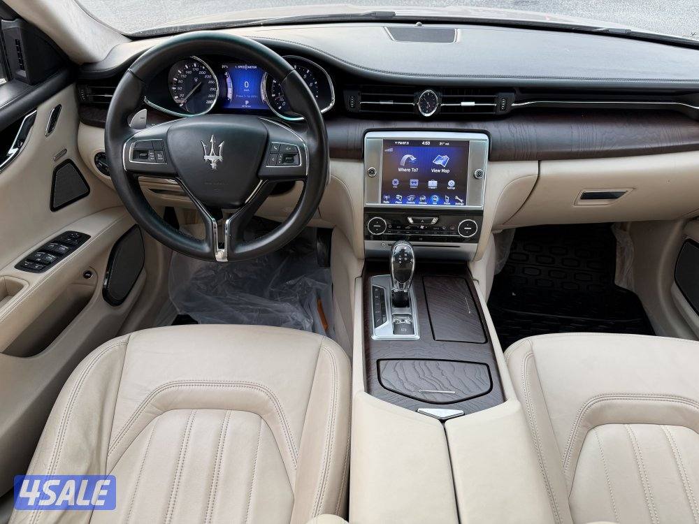 مازارتي كواتروبورت 2014 عداد 62 الف 8 سلندر كامل المواصفات صبغ الوكالة2