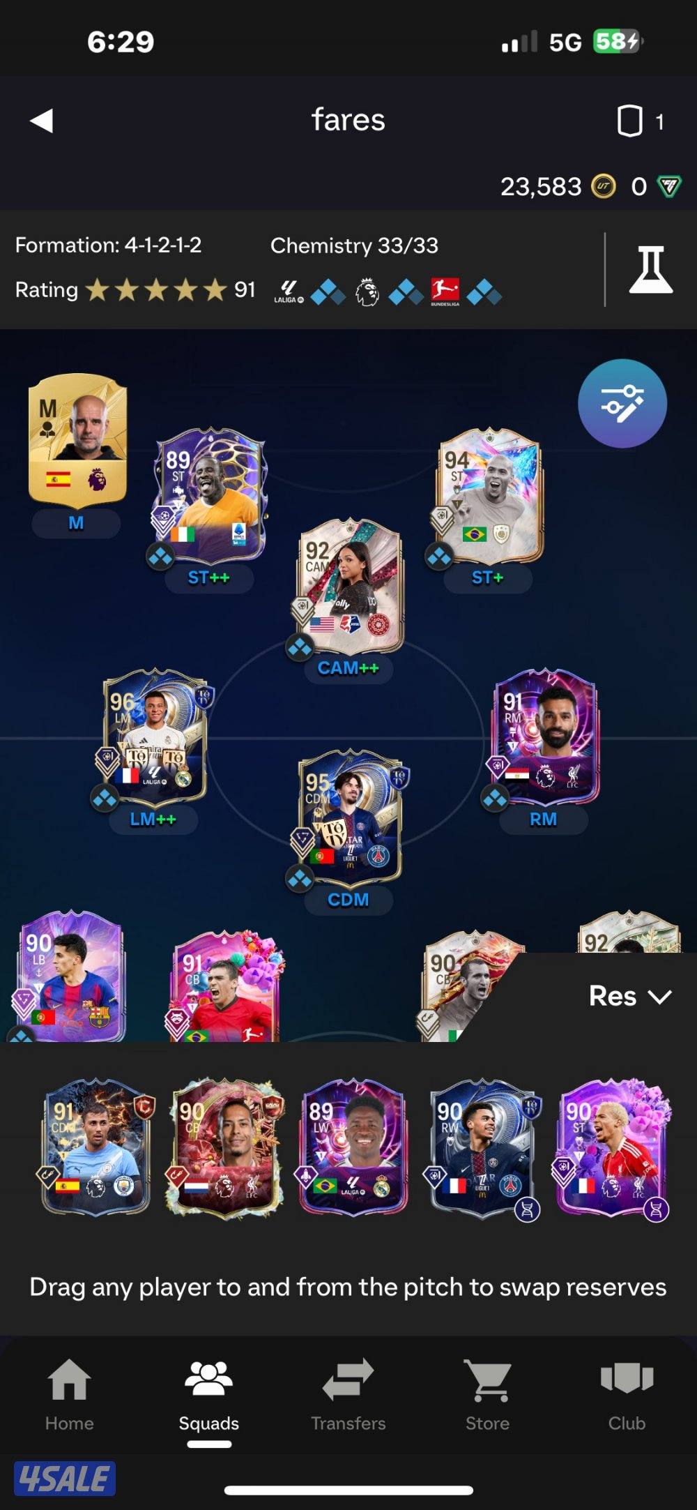 fc26 account 30m+ squad1