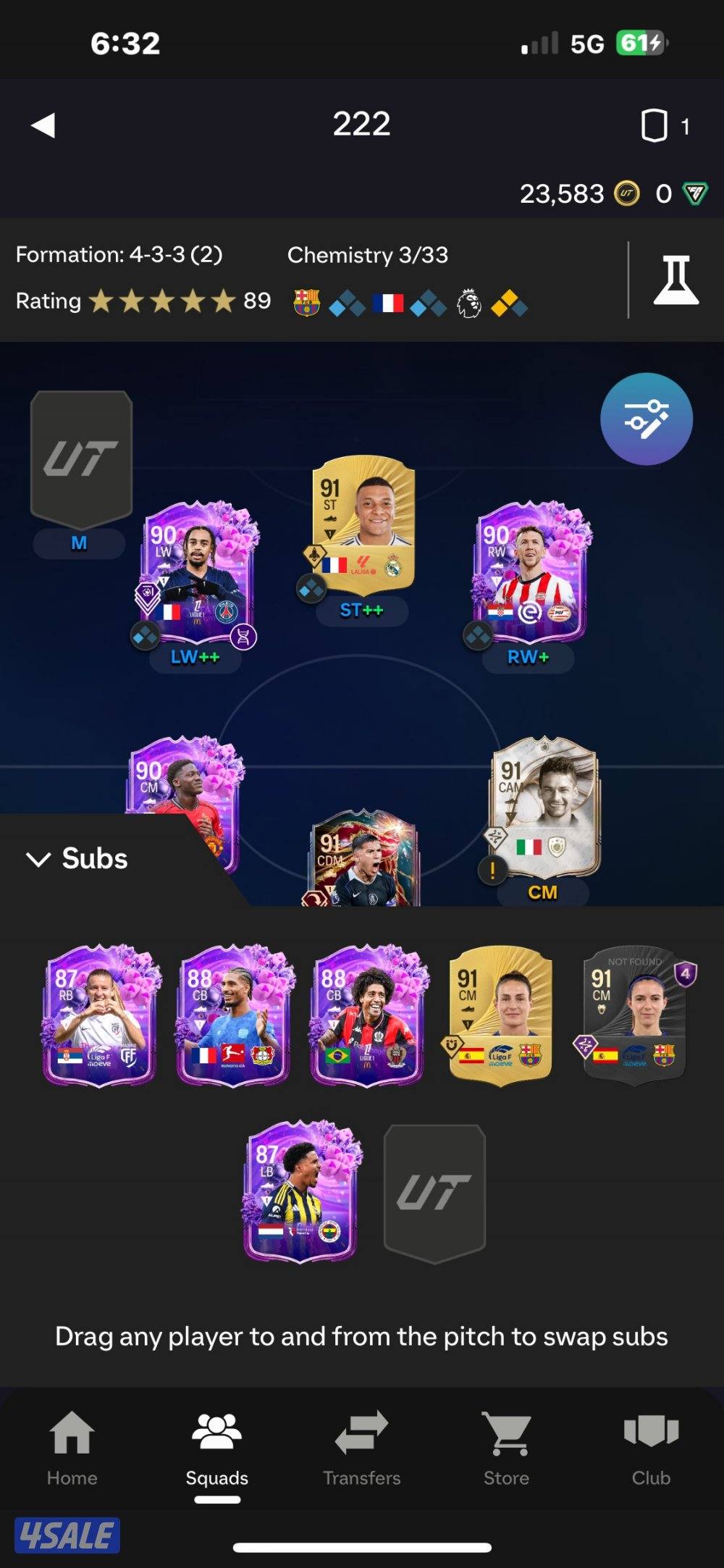 fc26 account 30m+ squad4