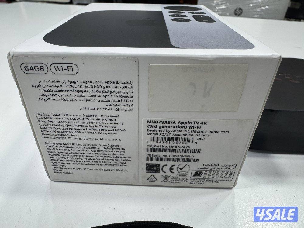 Apple tv 4k 64Gb3