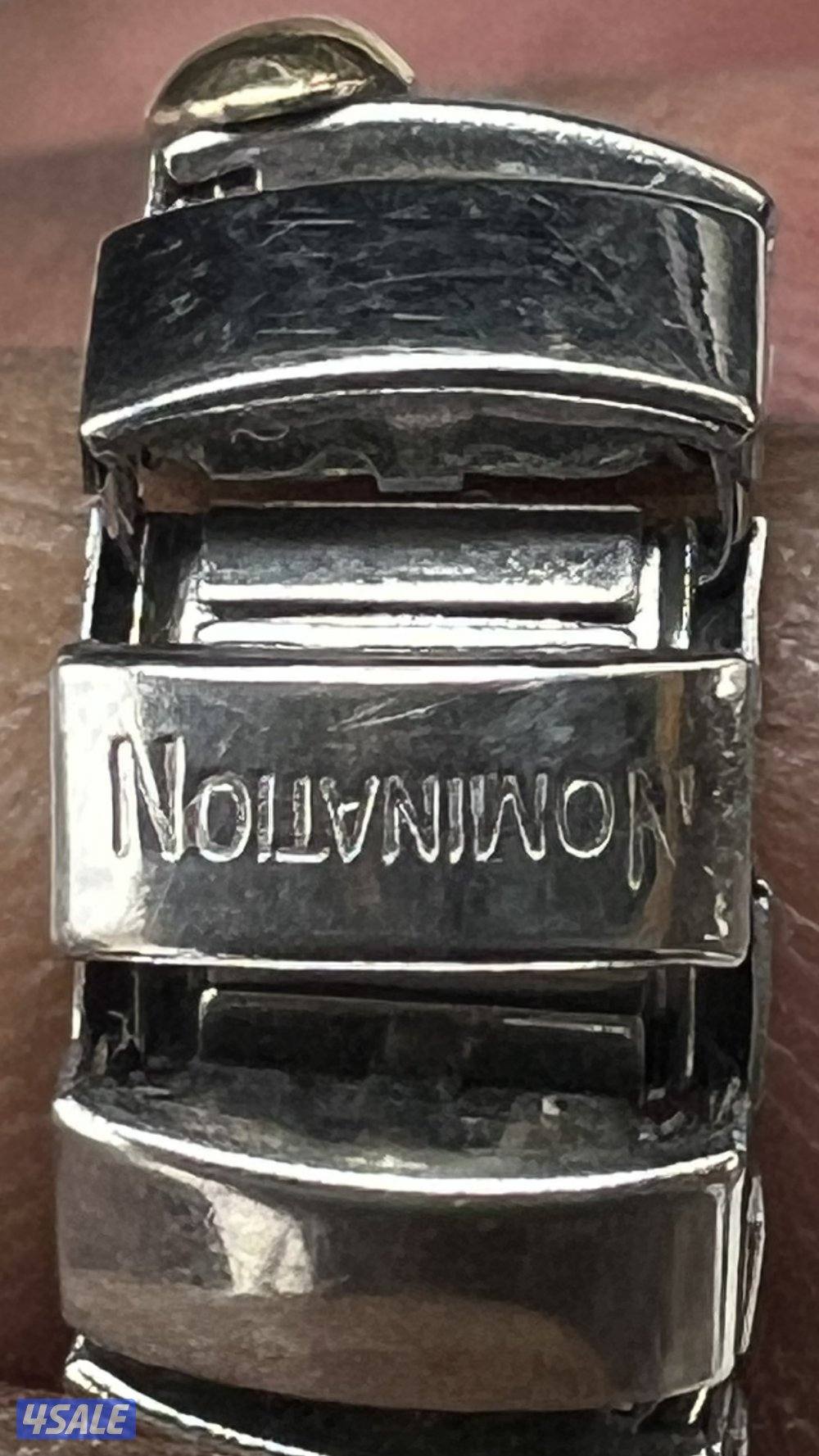 سوار نومينيشن إيطالي أصلي - ذهب 18K وأحجار أميثيست طبيعية3