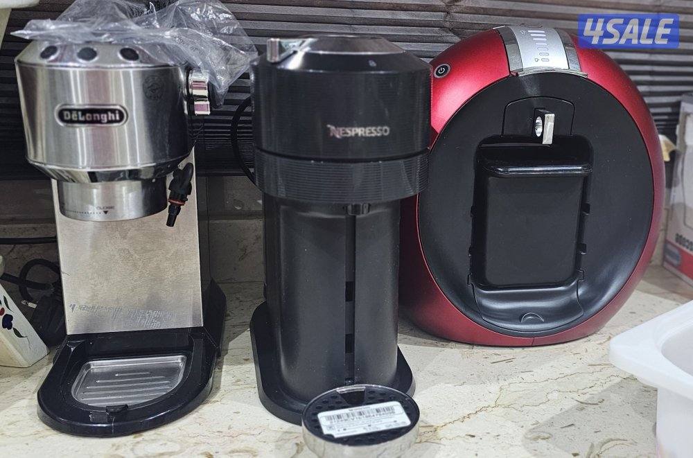 3 Coffee Machines Nesspresso / Delonghi / Nestle Dolce Gusto3