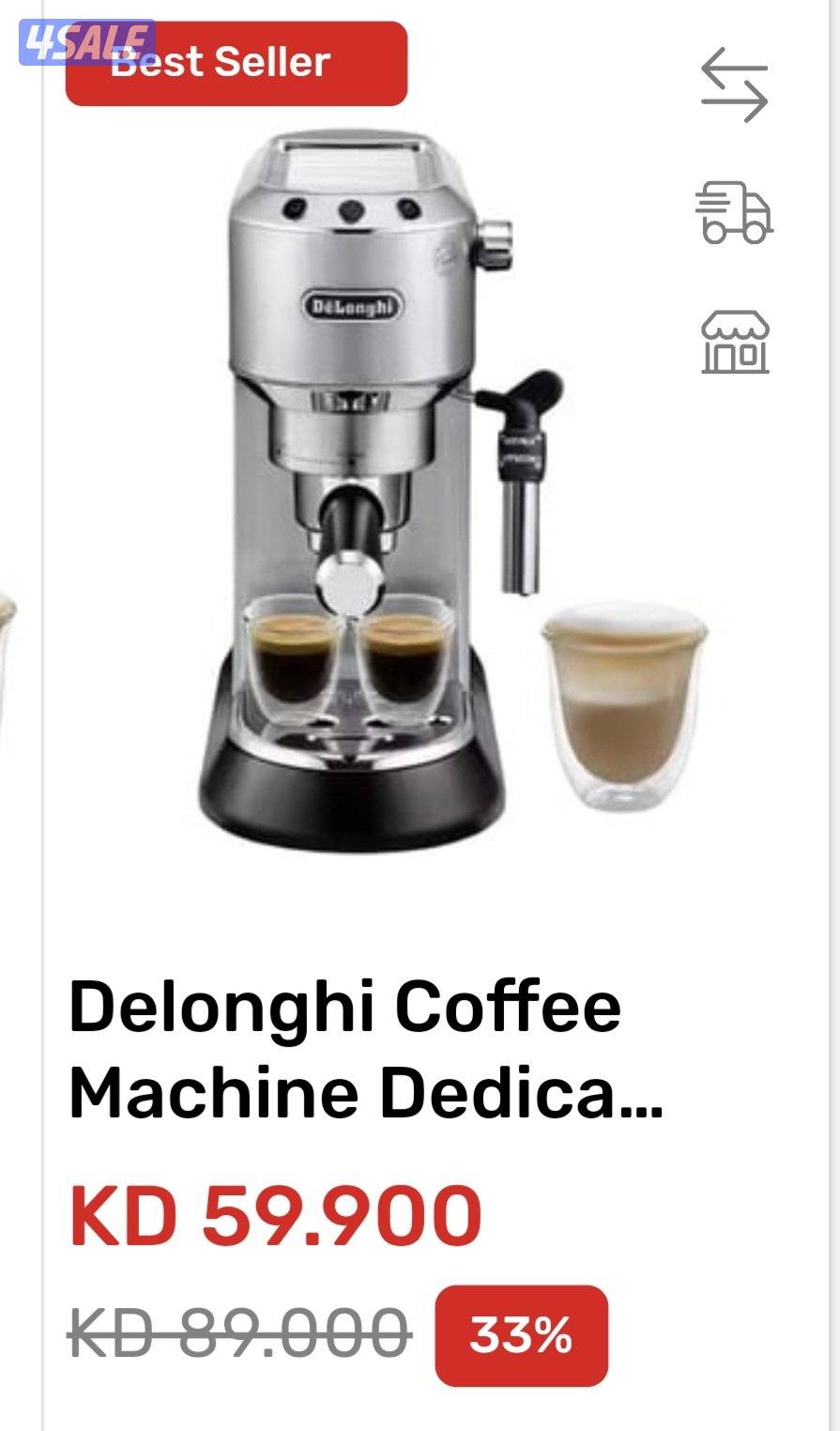 3 Coffee Machines Nesspresso / Delonghi / Nestle Dolce Gusto1