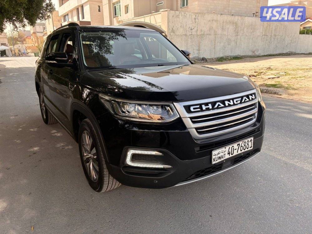 شانجان موديل 2019 وارد الوكالة اللون اسود ملكي من داخل جلد تان1