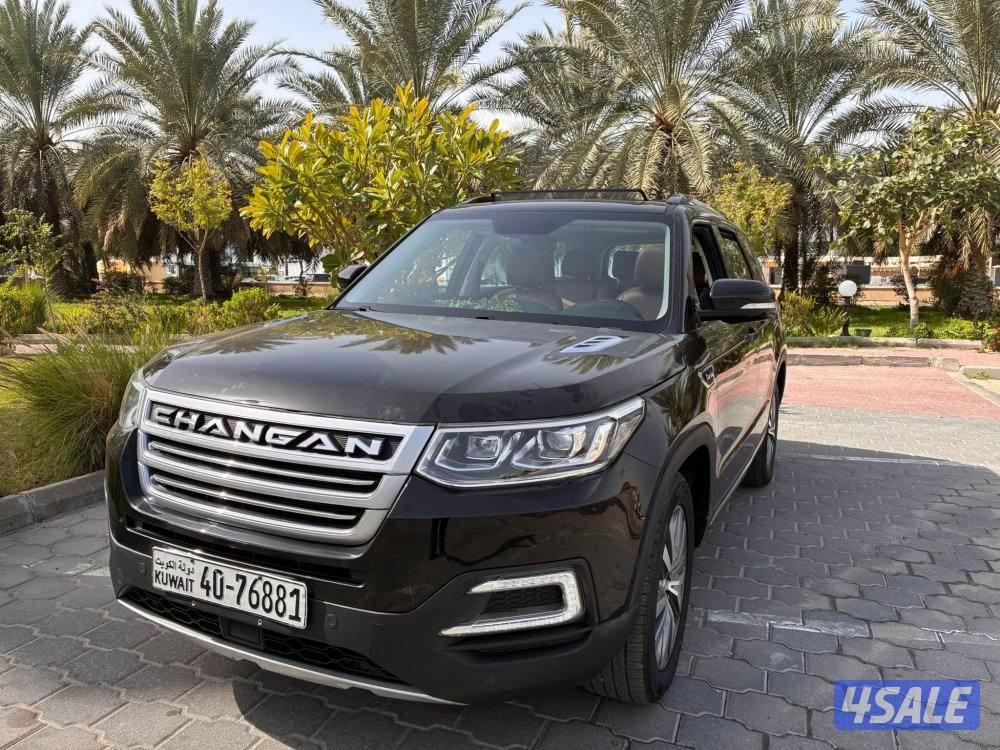 شانجان موديل 2019 وارد الوكالة اللون اسود ملكي من داخل جلد تان14