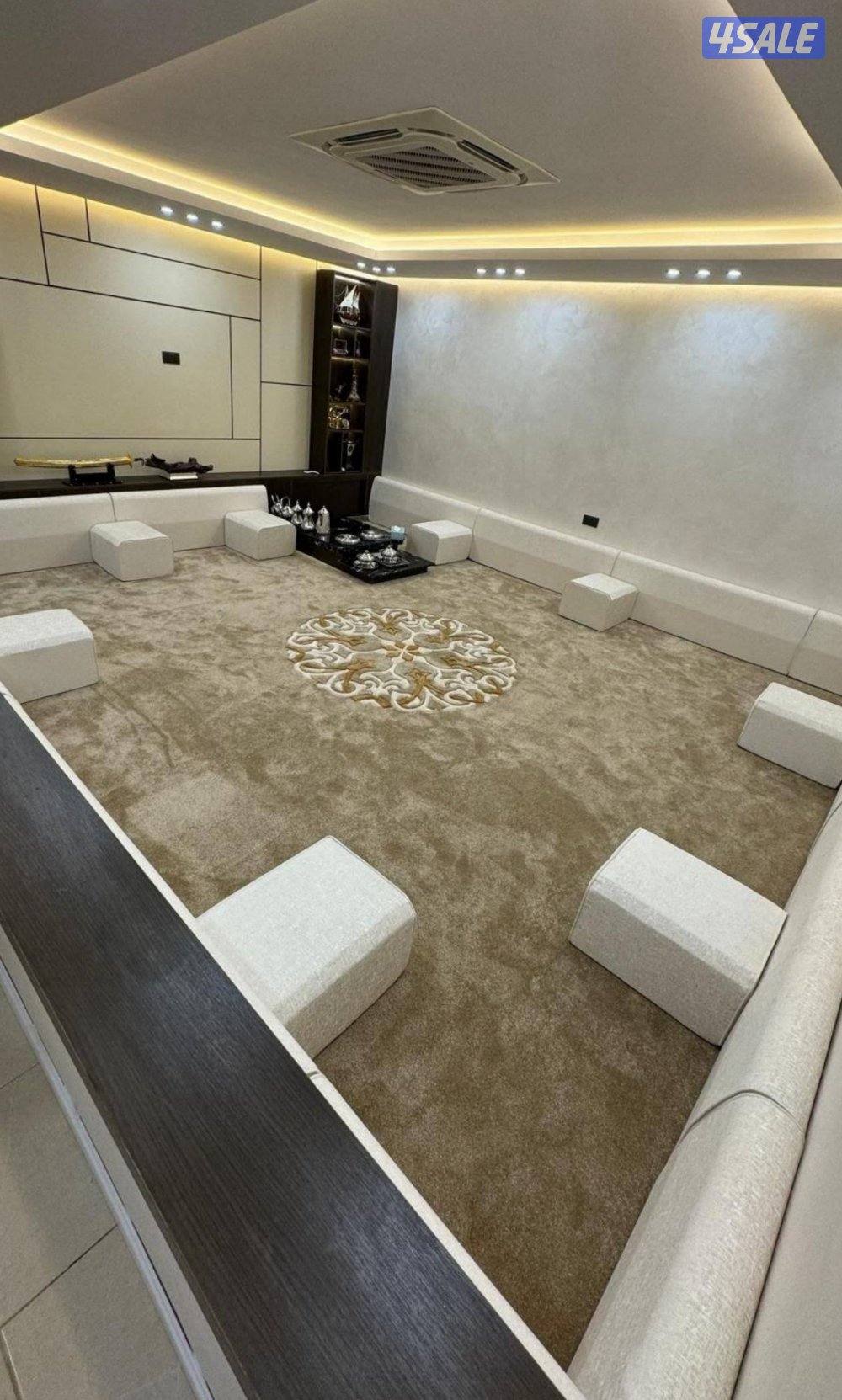 سجاد تركي للبيع + حفر يدوي نقشات حسب الطلب+ تفصال مساند ظهر2