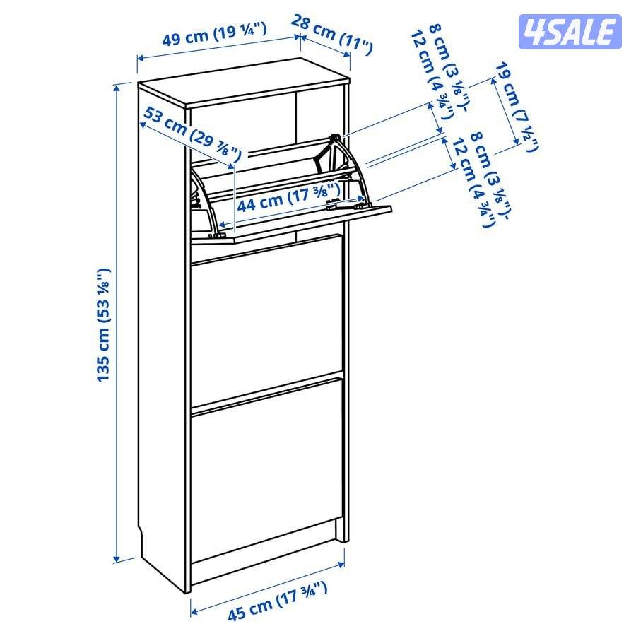 IKEA Bissa Shoe Cabinet - Very Good Condition2