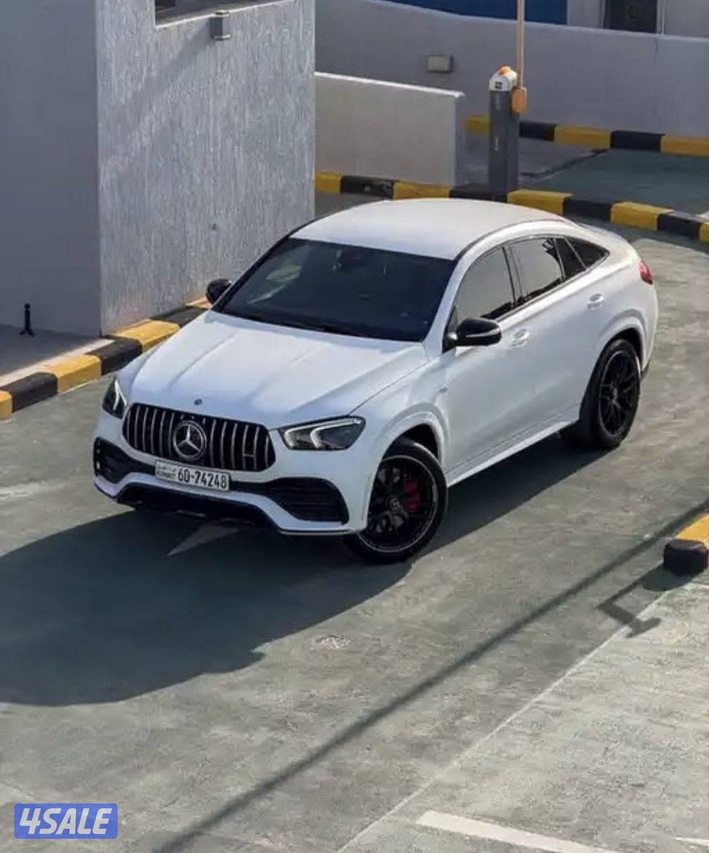 للبيع مرسيدس Gle53 - 2022 ابيض مطفي صبغ الوكالة بالكامل - شرط الفحص0