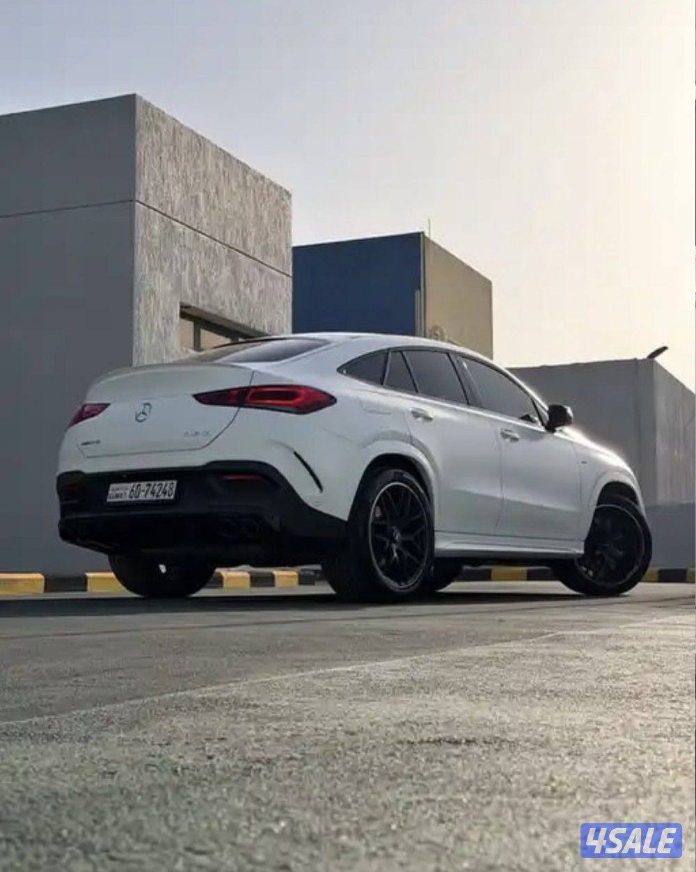 للبيع مرسيدس Gle53 - 2022 ابيض مطفي صبغ الوكالة بالكامل - شرط الفحص5