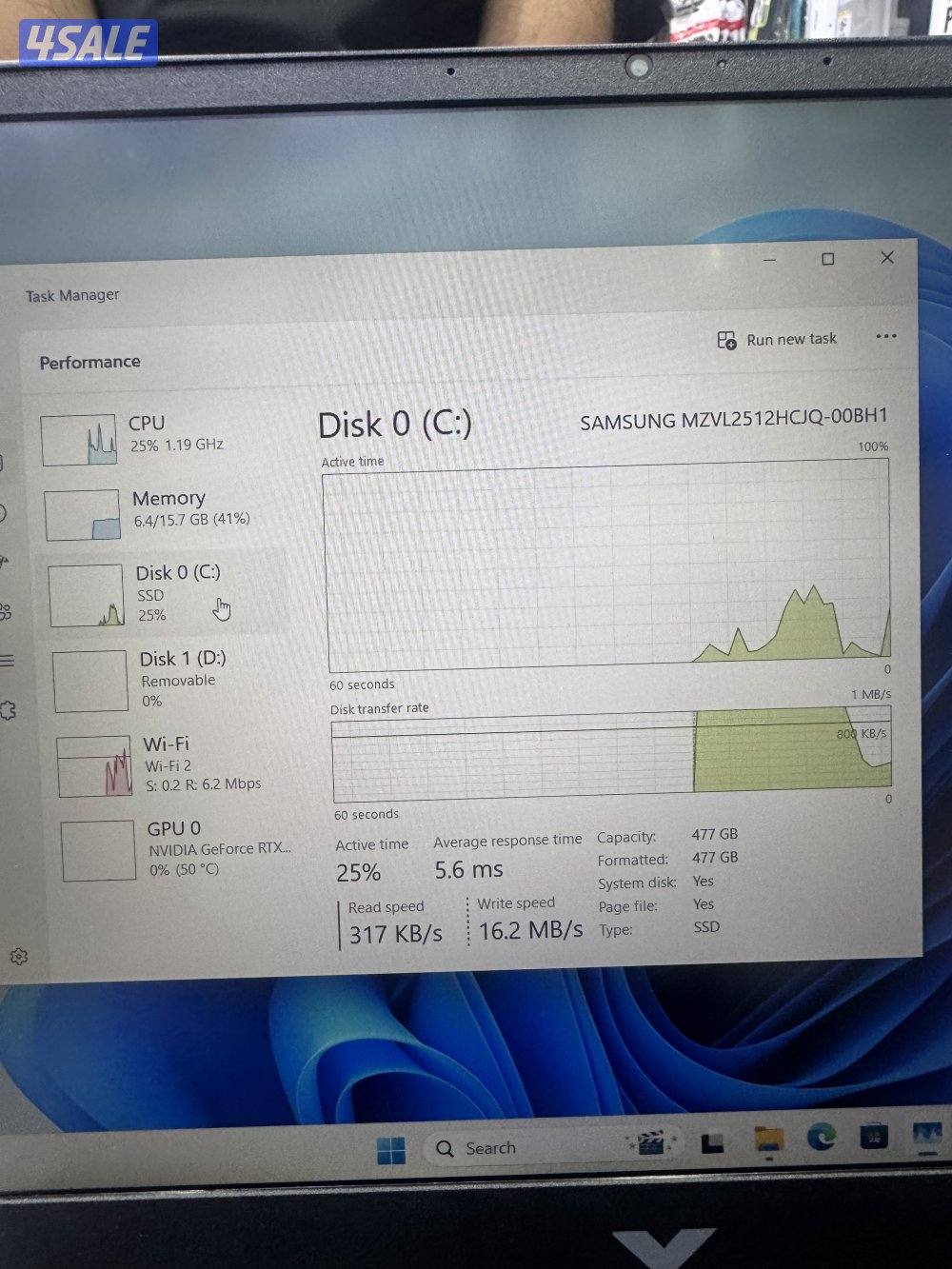 Hp victua i5 12Th Generation Ram 16Gb ssd 512Gb RTX 30504