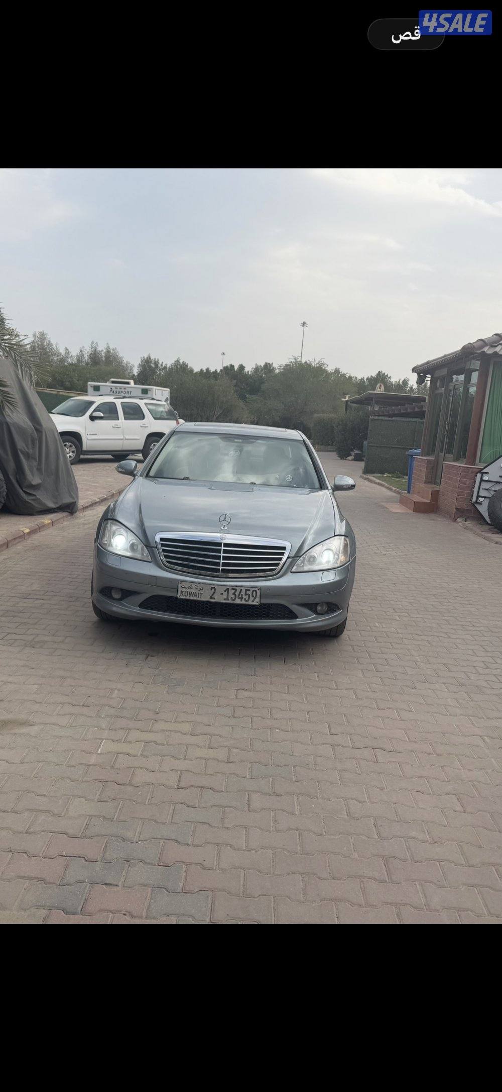 مرسيدس٣٥٠ لارج وكالة بكالة جيدة لون رمادي الأصلي، استيكر3