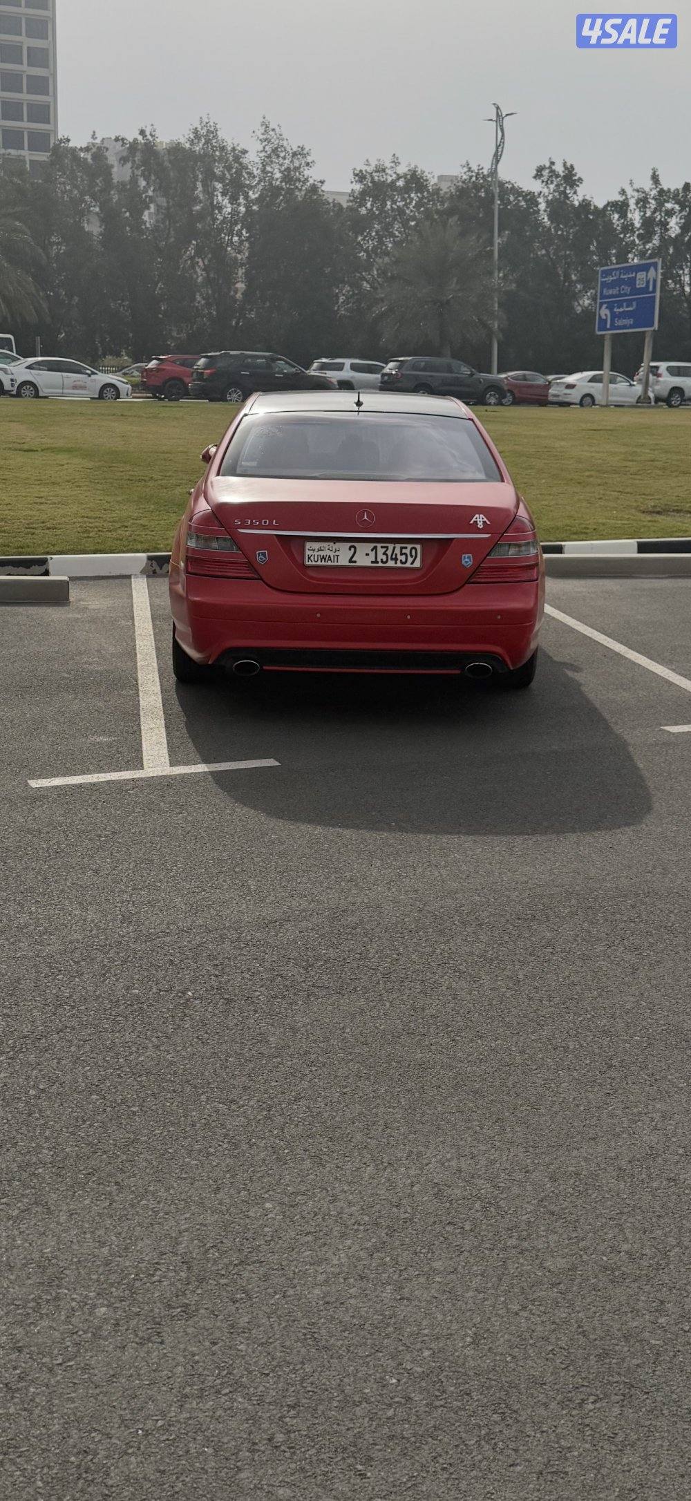 مرسيدس٣٥٠ لارج وكالة بكالة جيدة لون رمادي الأصلي، استيكر6
