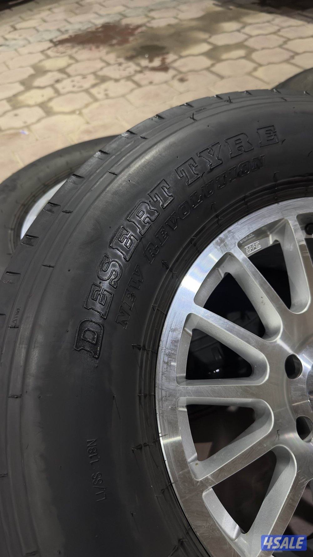 للبيع 4 رنقات برايد اسباني اصلي مع 4 بوالين 9001