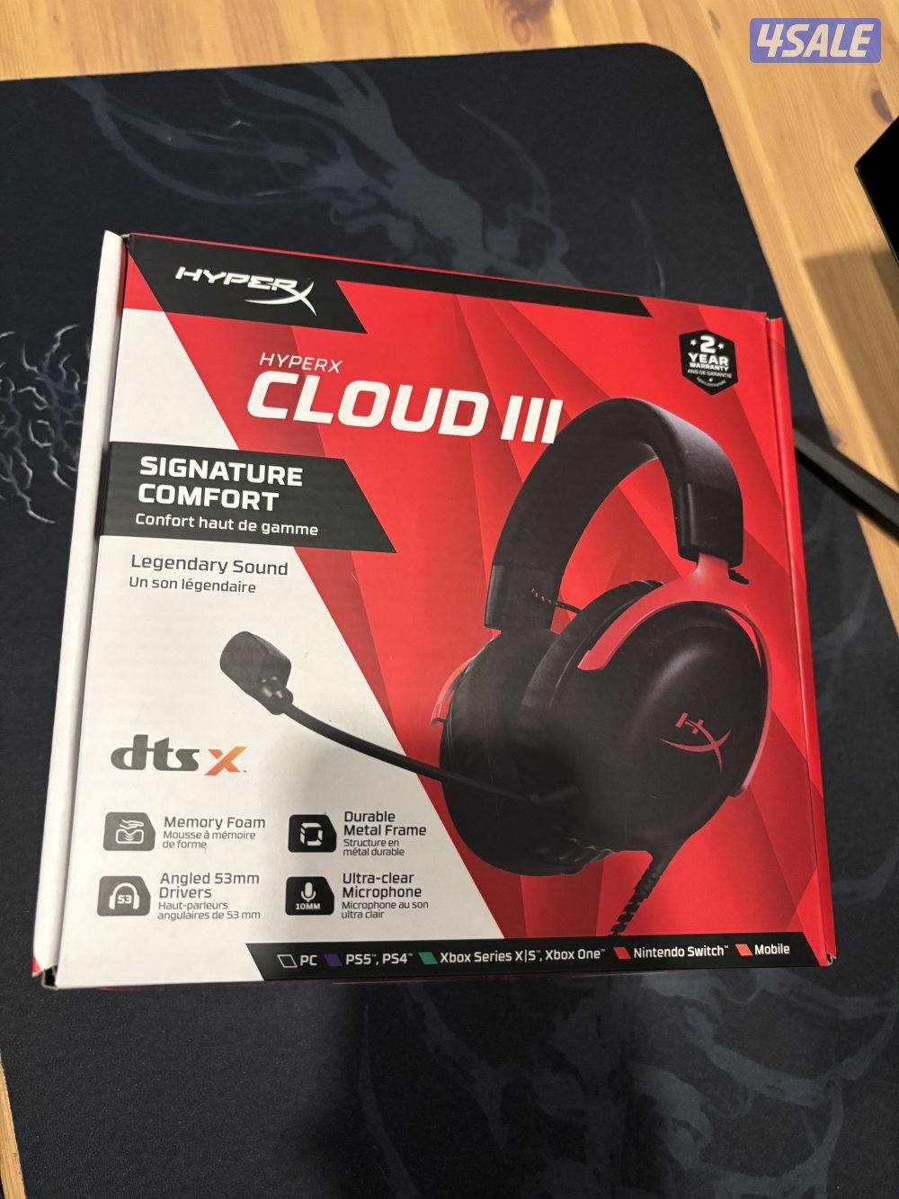 سماعه hyper x cloud lll جديده0