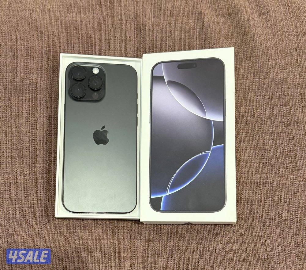 للليع ايفون 16برو ماكس 512جيجا نضيف حيل البطاريه923