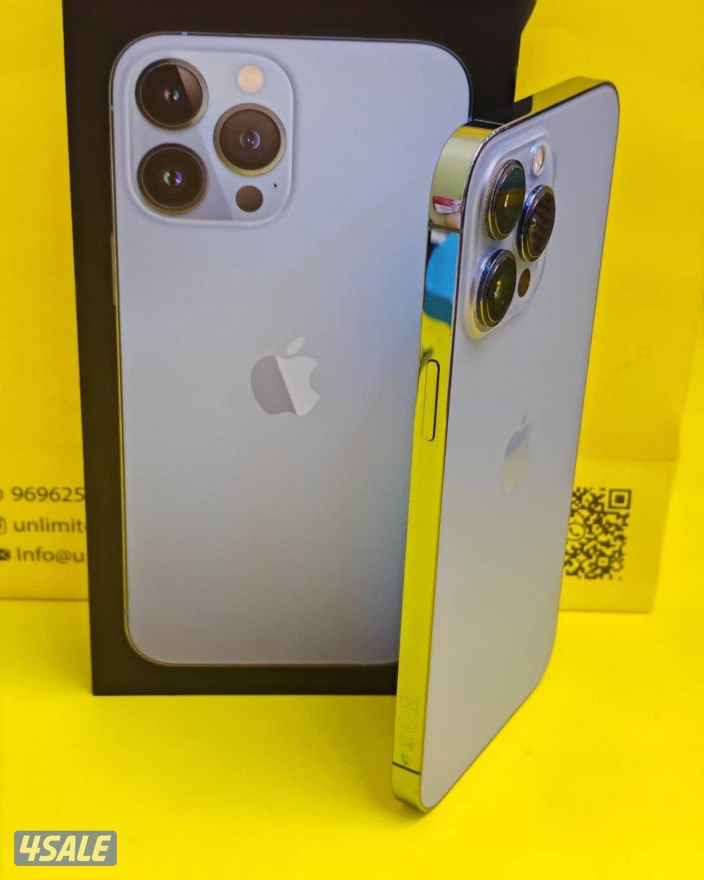 ايفون 13 برو ماكس – 256 جيجا – أزرق – البطارية 77% مستعمل كالجدد3