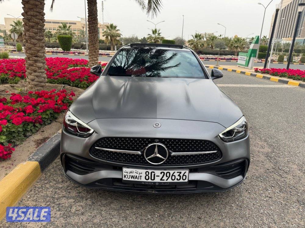 مرسيدس C300 مديل 2023 تحت الكفاله بحالة الوكاله سيرفس مجاني فل1